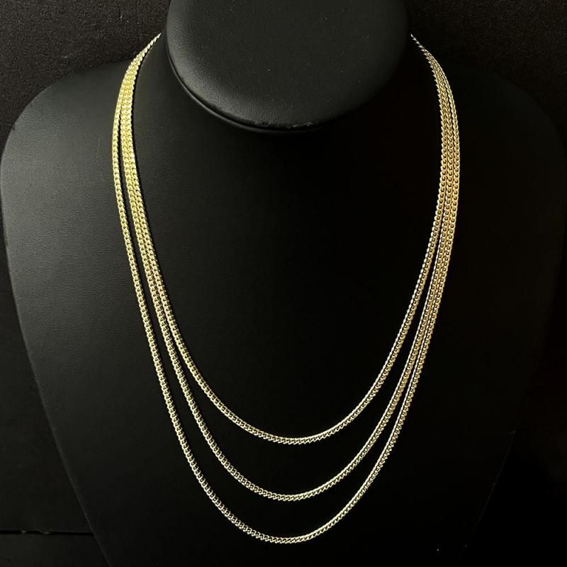 MIAMI CUBAN CHAIN 10K Yellow Gold 4mm  50cm/55cm/60cm  SOLID