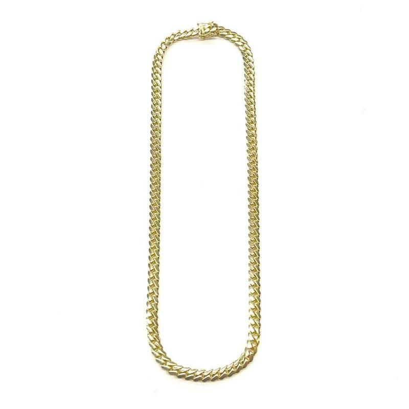 MIAMI CUBAN CHAIN 10K Yellow Gold 6.8mm  50cm  SOLID