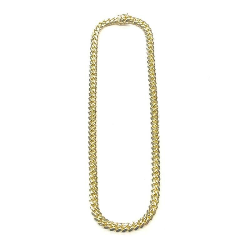 MIAMI CUBAN CHAIN 10K Yellow Gold 8mm  50cm/55cm/60cm  SOLID