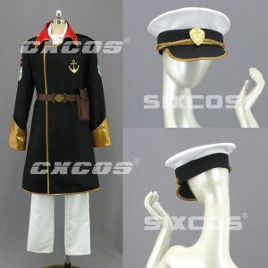 宇宙戦艦ヤマト 沖田十三 艦長 風 コスプレ衣装 Space Battleship Yamato-Okita Jyusou Cosplay Costume