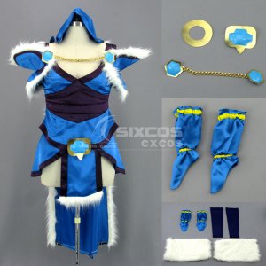 Dota 2 Crystal Maiden  ץ Crystal Maiden Anime Game Cosplay Costume