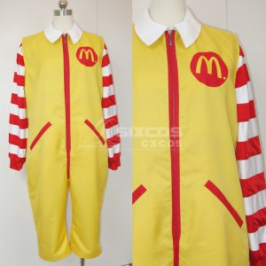 マクドナルド ドナルド 風 コスプレ衣装 McDonald's Cosplay Costume