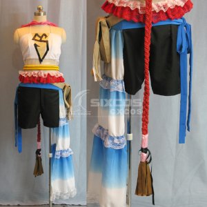 ファイナルファンタジーXII ユウナ 風 コスプレ衣装 Final Fantasy XII-Yuna Cosplay Costume