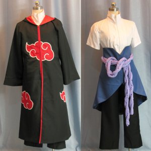 NARUTO -ナルト-サスケ 風 コスプレ衣装 Akatsuki-Sasuke Uchiha Cosplay Costume