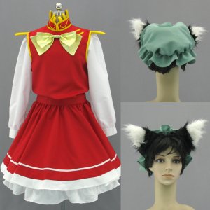 Project š̴   ץ Touhou Project-Perfect Cherry Blossom-Chen Cosplay Costume