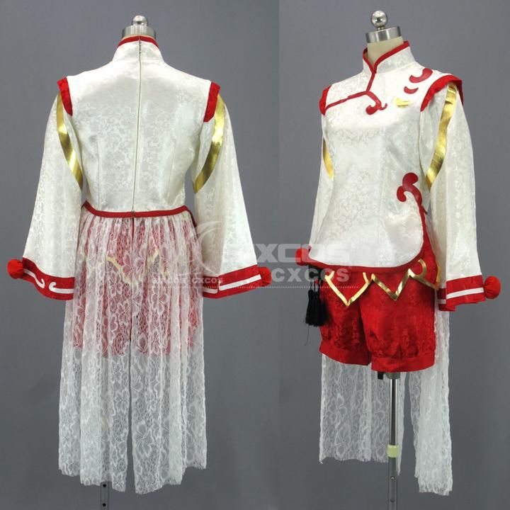 高級素材使用ブランド 真 5-Xiao Warriors Dynasty コスプレ衣装 風 小喬 5 三國無双 コスプレ衣装