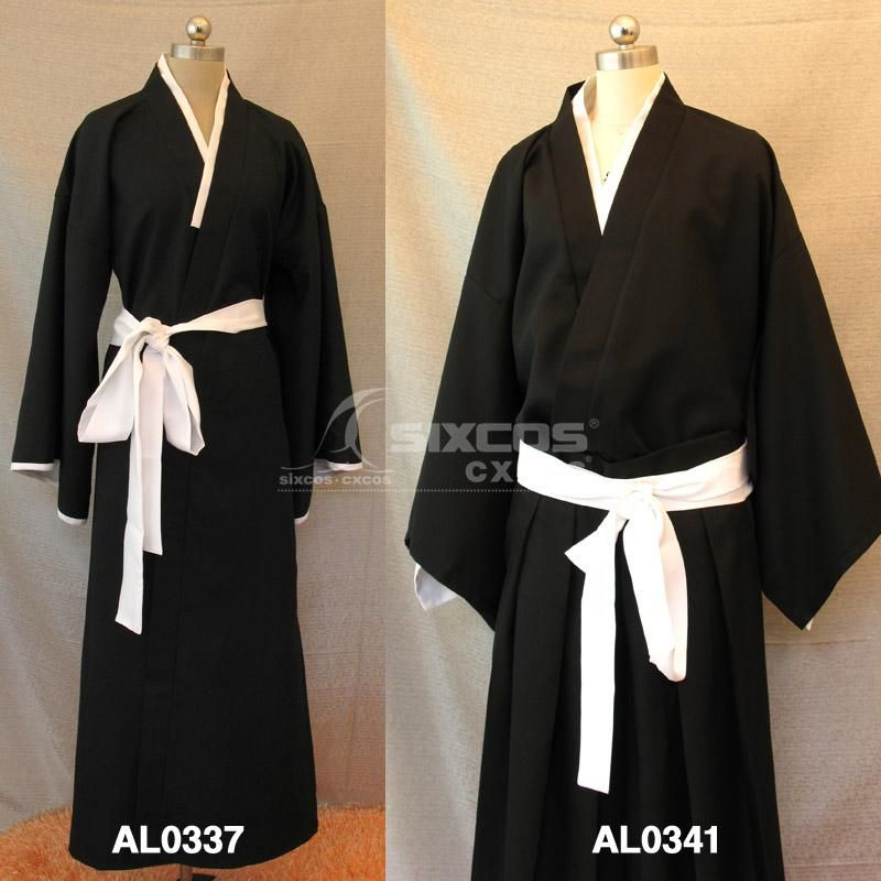 BLEACH ブリーチ 黒崎一護 風 死覇装 コスプレ衣装 Kurosaki Soul Reaper Cosplay Costume