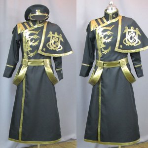 07-GHOST セブンゴースト アヤナミ 風 黒 コスプレ衣装 B