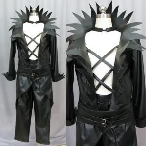 ハートスタッズ付ブラックキャットコスチュームドレスbkM ブラック