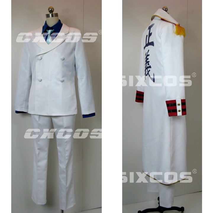 ONE PIECE ワンピース 海軍本部 中将 ガープ 風 コスプレ衣装 One Piece - Navy Uniform justice  Cosplay Costume