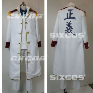 ONE PIECE ワンピース 海軍本部 中将 ガープ コート 風 コスプレ衣装 One Piece - Navy Uniform Coat Cosplay Costume