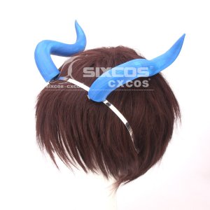 ドラゴンホーン COS道具オーダーメイド 魔王の角 悪魔の角 コスプレ髪飾り ハロウィン パーティー
