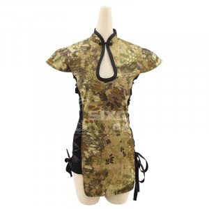 ꥸʥ 㥤ʥɥ쥹  ץ ϥ 塼 Chinese dress Halloween Cosplay Costume camouflage