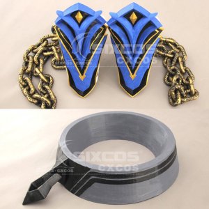 ꡼֡쥸 LOL - 饹     ץƻ  League of Legends Freljord Sylas Arm armor Cosplay Props