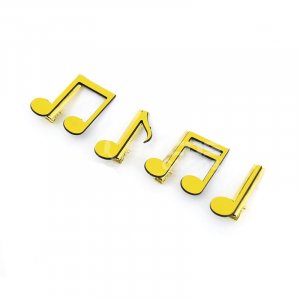  ֥ Ƭ ꡼ ץ쾮ʪ Music symbol brooch Cosplay Accessories 