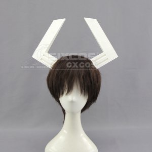 򤤵 Ƭ  ץۡ ꡼ white mechanical horns for demon Cosplay horns