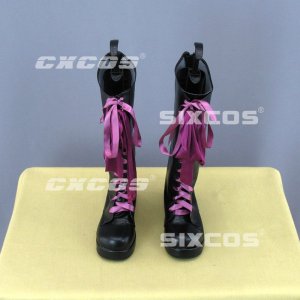  VOCALOID   ܡ 鲻ߥ  ܥ ץ ѥ֡ķ VOCALOID  Hatsune Miku Ribbon Halloween Cosplay Shoes