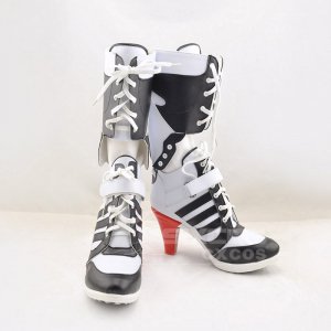 DCߥå  å ե ϡ쥤   ץ췤 ֡ Harleen Quinzel Halloween Cosplay Shoes