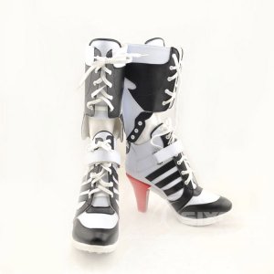 DCߥå  å ե ϡ쥤   ץ췤 ֡ Harleen Quinzel  Cosplay Shoes