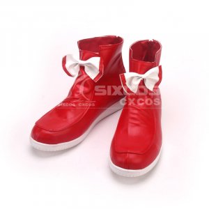 Project ƣ  ץ췤 ֡ ϥ Touhou Project Fujiwara no Mokou Halloween Cosplay Boots Shoes