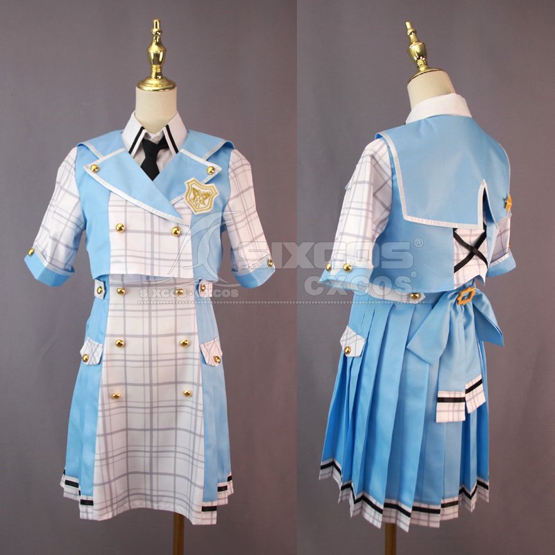 アイドルマスターミリオンライブ - フェアリー(水色) 風 コスプレ衣装 THE IDOLM@STER MILLION LIVE! - Fairy  Cosplay Costume