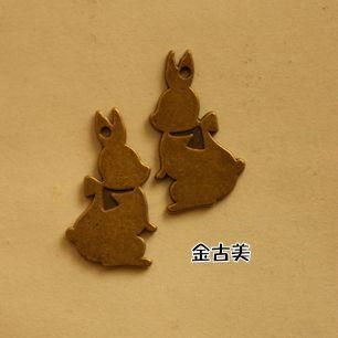 ハンドメイドパーツ】素材アンティーク風・メタルチャーム・デコ