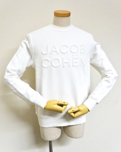 【JACOB COHEN】エンボス加工ロゴ入りスウェットシャツ - SUGURU SHOP
