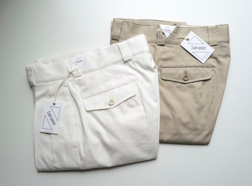 TANGENT】「SLIM FIT」FRENCH ARMY CHINOS TYPE コットンツイル