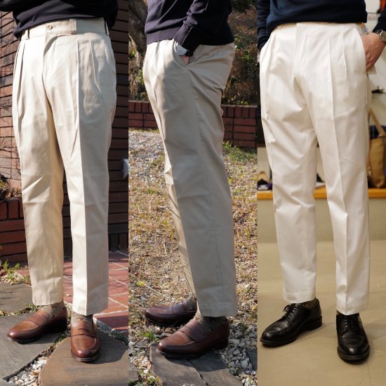 TANGENT】「SLIM FIT」FRENCH ARMY CHINOS TYPE コットンツイル