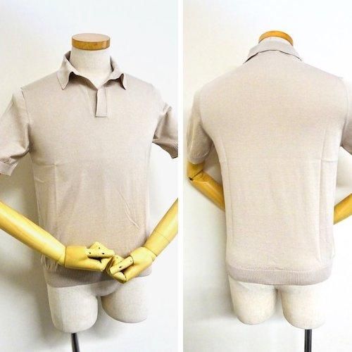 極美品】Settefili Cashmere ハイゲージ ニットポロシャツ