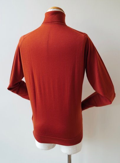 【JOHN SMEDLEY】「CHERWELL」30Gメリノウール タートルネックセーター - SUGURU SHOP