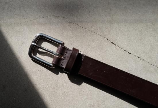 Whitehouse Cox】「B2153」28mm BELT/BRIDLE ブライドルレザーベルト 