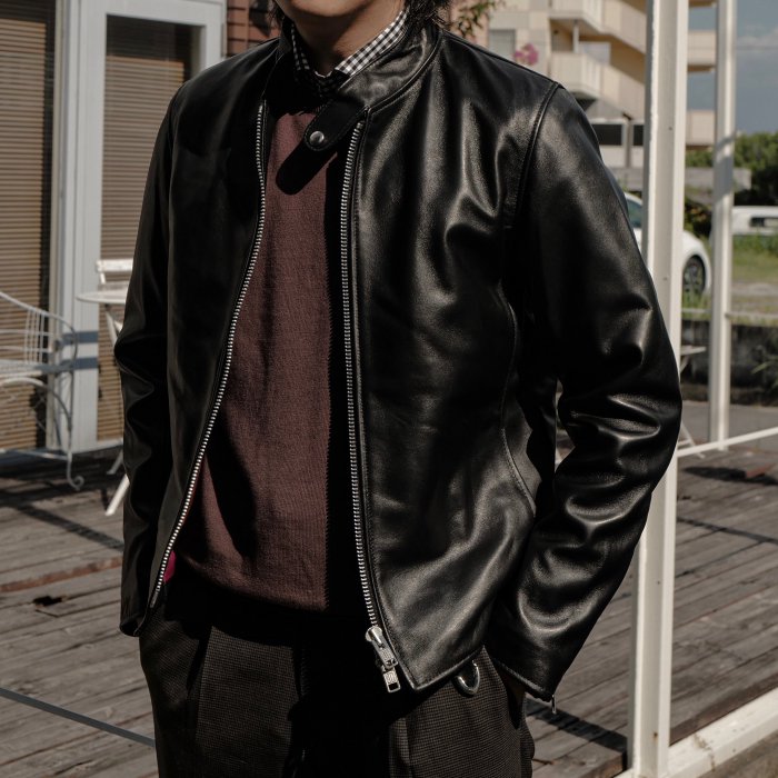 JAMES GROSE】「DOVER JACKET」ニューシープスキン シングルライダース - SUGURU SHOP