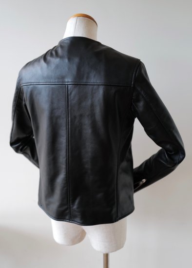 送料＆加工料込 JAMES GROSE JACKET ブライトン シープスキン BLACK