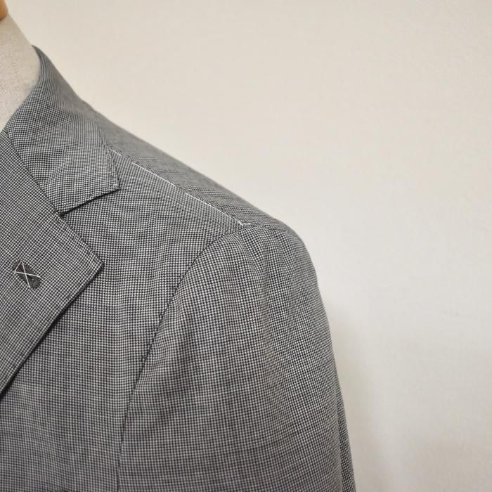 GABO ナポリ テーラージャケット44【美品】 gabo】「NEW NAPOLI」ハウンドトゥース柄スーツ - SUGURU SHOP