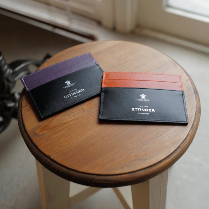 【ETTINGER】FLAT CREDIT CARD CASE スターリングシリーズクレジットカードケース - SUGURU SHOP