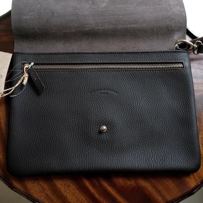 Charles et Charlus】「CESAR」グレインレザーフレンチクラッチ
