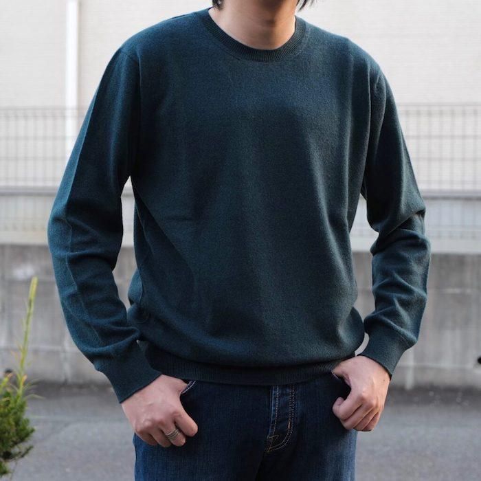 【最終特価】Johnstons of Elgin / カシミヤクルーネックニット Johnstons of Elgin】カシミアクルーネックセーター - SUGURU SHOP
