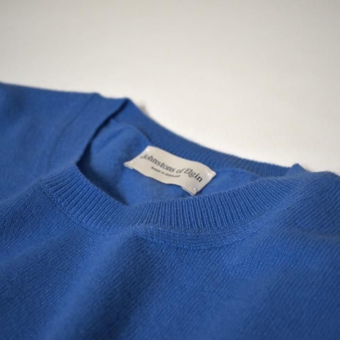 【最終特価】Johnstons of Elgin / カシミヤクルーネックニット Johnstons of Elgin】カシミアクルーネックセーター - SUGURU SHOP