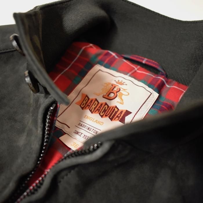 BARACUTA】「G9 スエード」 ゴートスエードハリントンジャケット