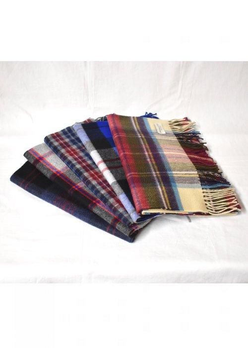 Cachette カシェット　ウールコート差し込みマフラー付き　ネイビー Cachette カシェット ウールコート差し込みマフラー付き