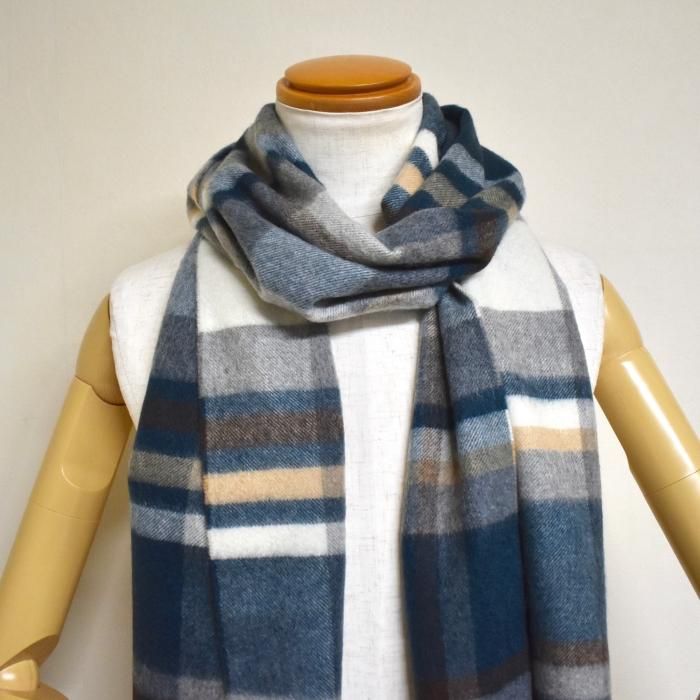 Johnstons of Elgin】カシミヤ中判マフラー - SUGURU SHOP