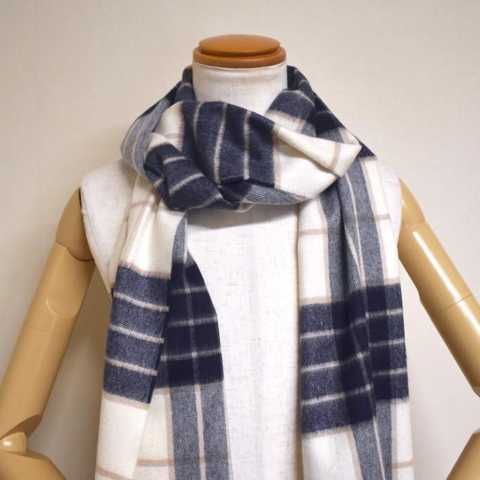 Johnstons of Elgin】カシミヤ中判マフラー - SUGURU SHOP