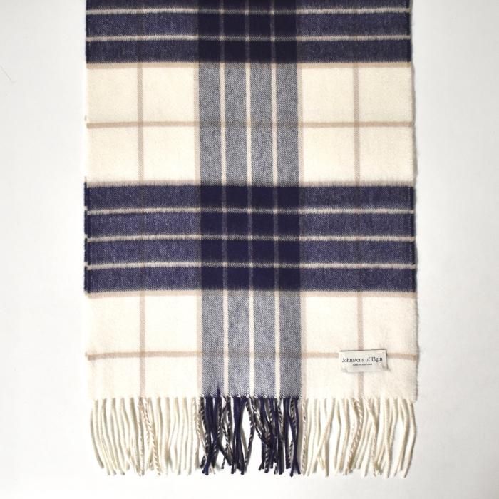 Johnstons of Elgin】カシミヤ中判マフラー - SUGURU SHOP