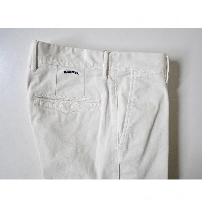 INCOTEX SLACKS】「100」コットンストレッチ ライトウエイト
