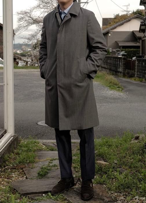 MACKINTOSH】 「DUNKELD」サマーウールバルマカーンコート