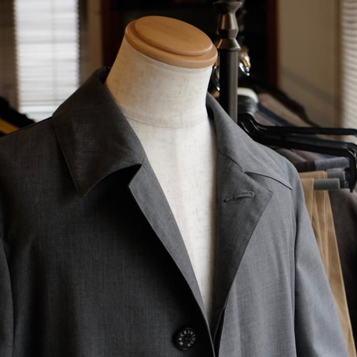 MACKINTOSH】 「DUNKELD」サマーウールバルマカーンコート