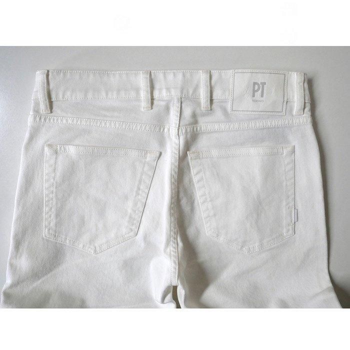 PT TORINO】「DENIM」SWING オフホワイトデニム 5Pパンツ