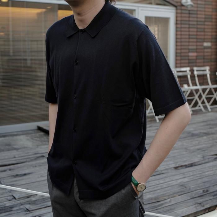 JOHN SMEDLEY】「S4674」30Gシーアイランドコットン ショート