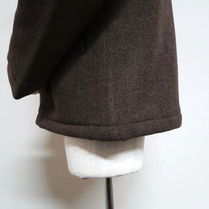 OLOW】ブラウンツィード襟付きブルゾン - SUGURU SHOP